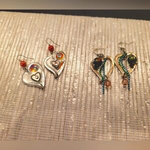 Silver Heart Earrings